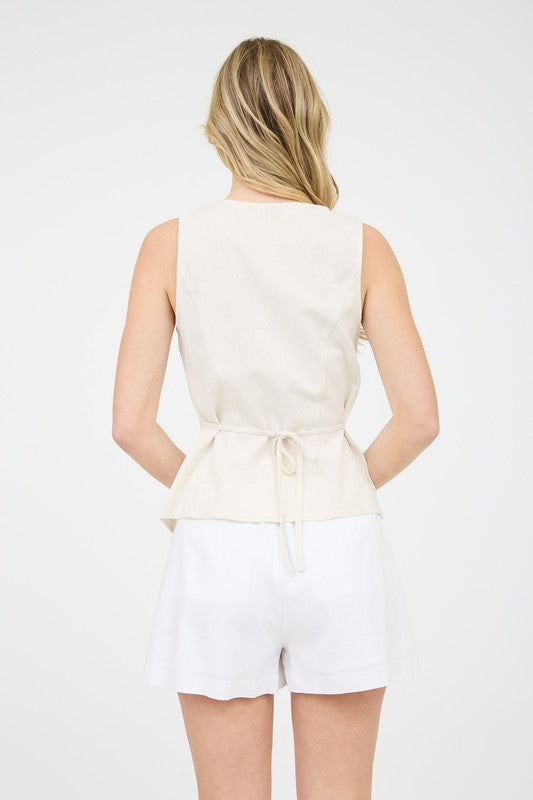 Alice Linen Vest