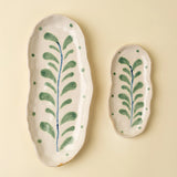 Painted Petals Oval Plate