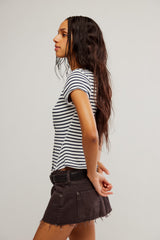 Most Wanted Striped Cardi Blk/Wht