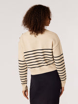 Stripe Crop Sweater