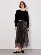 Leopard Tulle Skirt