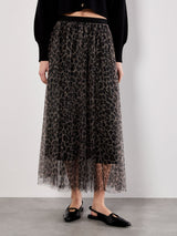 Leopard Tulle Skirt