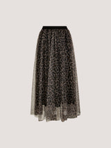 Leopard Tulle Skirt