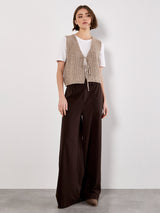 Scallop Waffle Vest