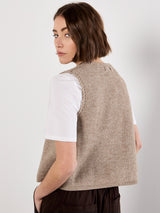 Scallop Waffle Vest