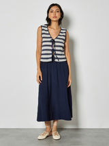 Striped Tie Tank Top