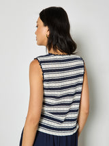 Striped Tie Tank Top
