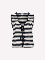 Striped Tie Tank Top