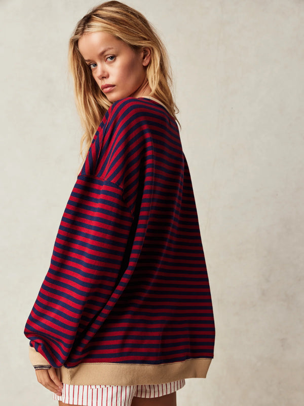Classic Stripe Crew F25