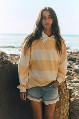 Classic Stripe Crew-Wide