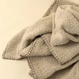 Blanket Stitch Boucle Throw