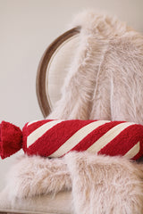 Sherpa Candy Pillow