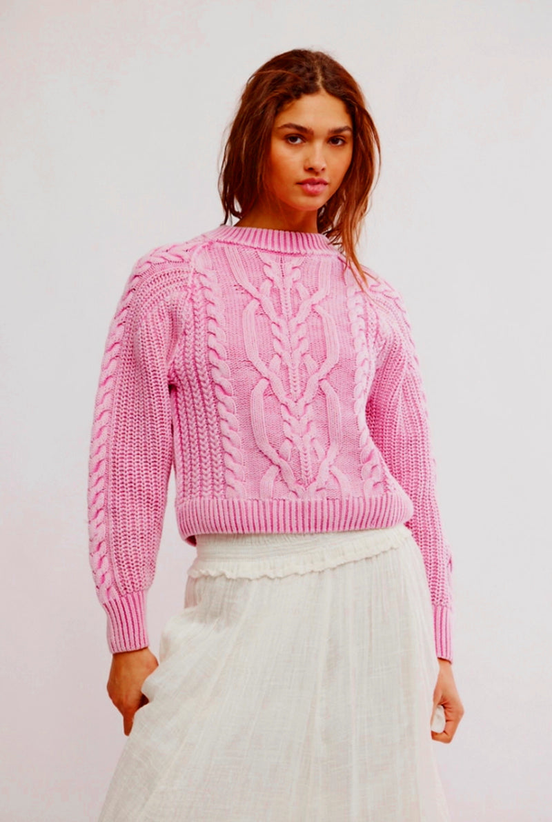 Frankie Cable Sweater F25