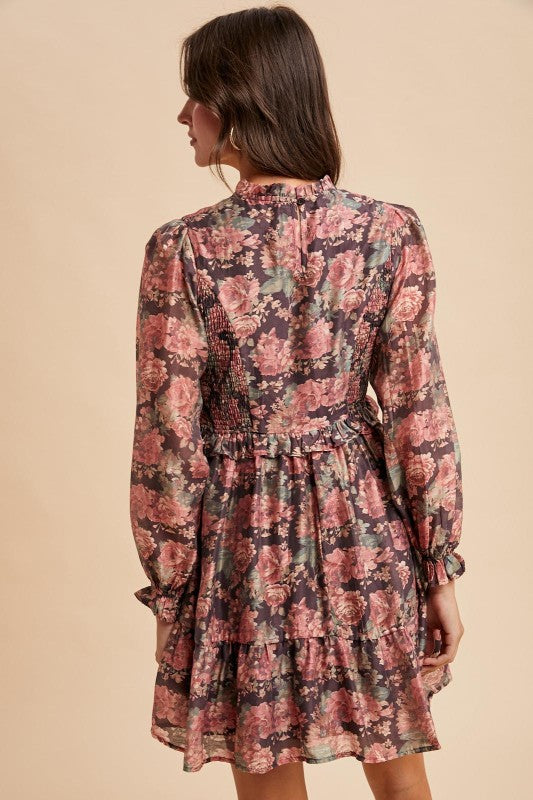 October Floral Dress