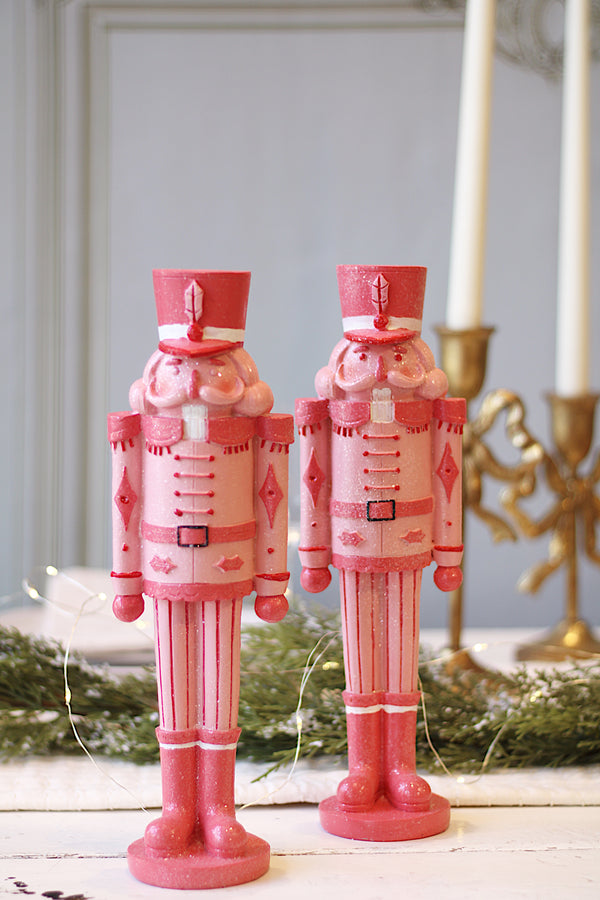 Resin Nutcracker-Pink