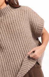 Granger T-Neck Knit Vest