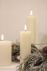2X5.7" LED Pillar Candle