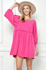Tencel Oversize Pocket Dress