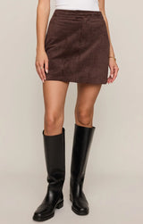 Pierre Suede Mini Skirt