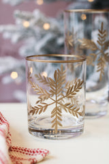 Snowflake Tumbler-Gold