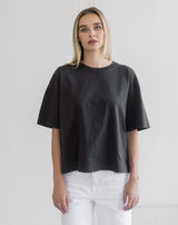Boxy Tee F26-Vintage Black