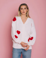 Oversized Heart Cardigan
