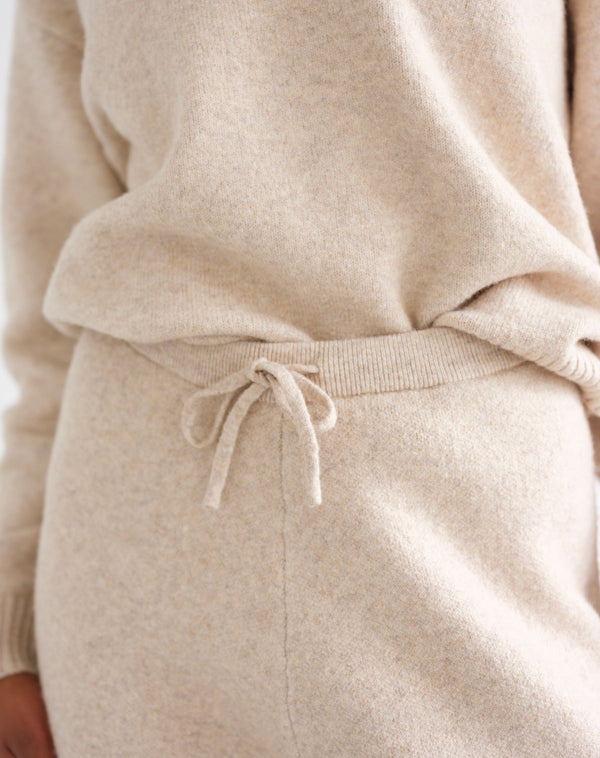 Knitted Wide Leg Pant