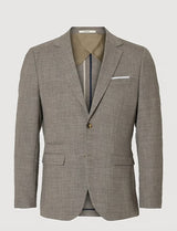 Oasis Linen Blazer-Dark Sand