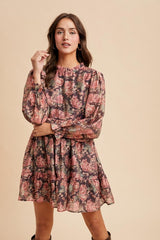 October Floral Dress