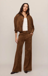 Cecile Suede Wide Leg