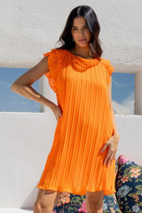 Flutter Sleeve Mini Dress