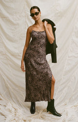 Cielo Leopard Midi Dress