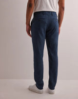 Oasis Linen Pants-Navy