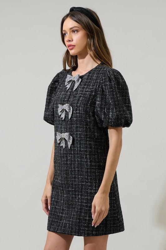 Margaret Tweed Shift Dress