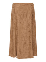 Lixa Long Faux Suede Skirt
