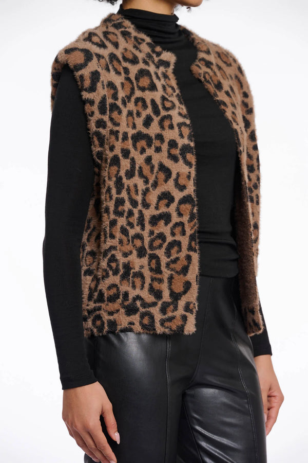 Elona Leopard Vest
