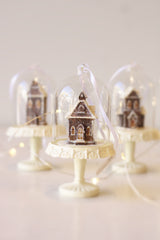 Gingerbread House Dome Orn.
