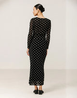 Mesh Maxi Tube Skirt