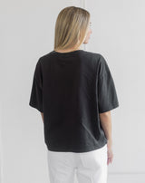 Boxy Tee F26-Vintage Black