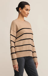Boyfriend Striped Sweater F25
