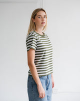 Paris Tee F26-Chive Stripe