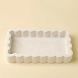 Scalloped Rectangle Plate