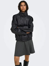 Vani Faux Leather Coat
