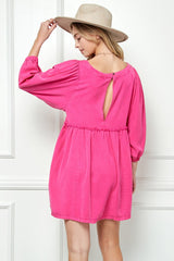 Tencel Oversize Pocket Dress