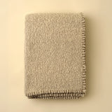Blanket Stitch Boucle Throw