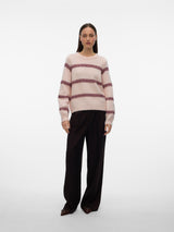 Zada Braided Stripe Pullover