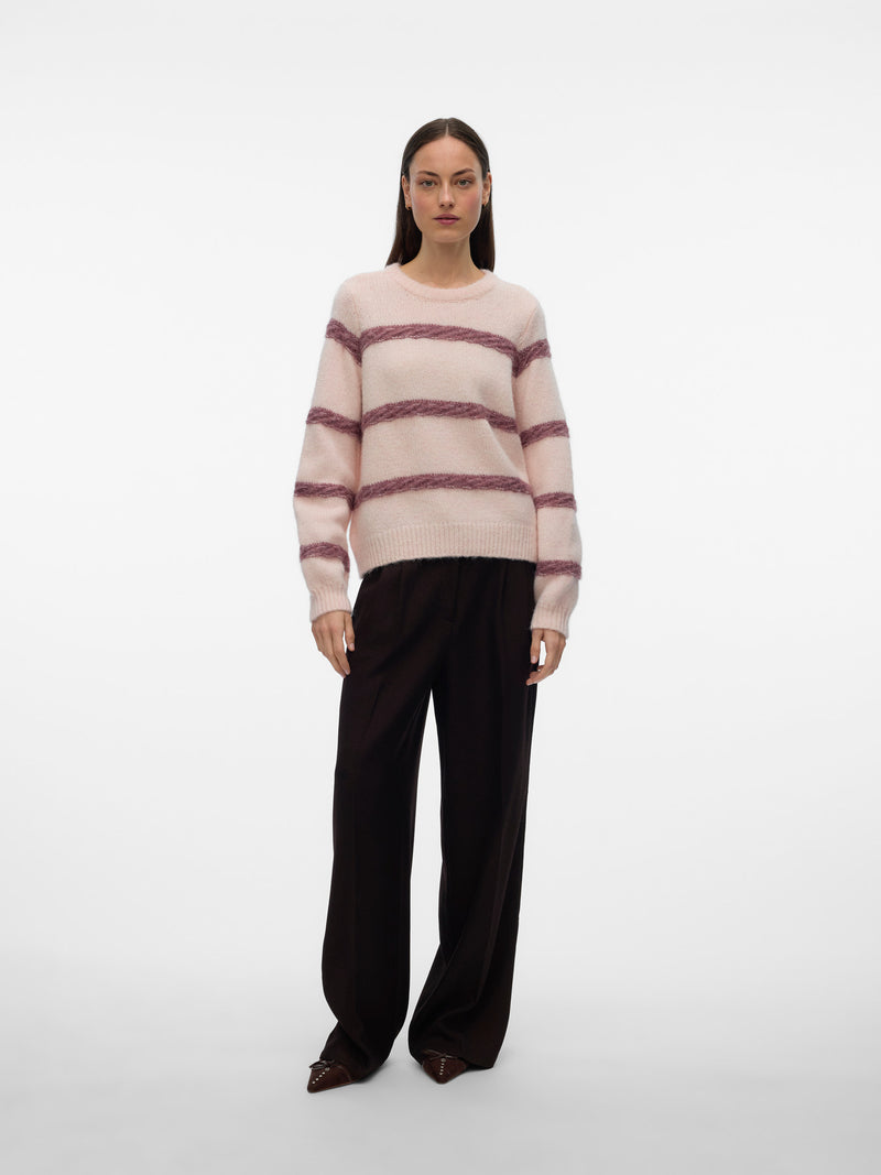 Zada Braided Stripe Pullover