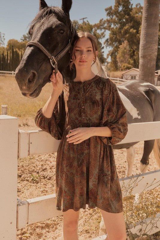 Cami Jacquard Dress