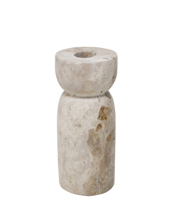 Brown Marble Candle Holder