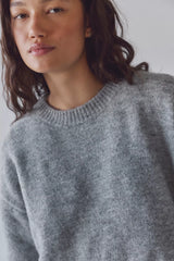 Margot Sweater Tee-Grey